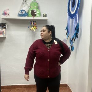 Lana granate corazón