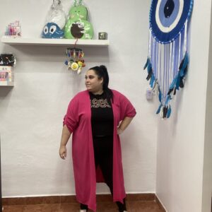 Cardigan Fucsia