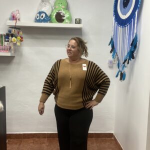 Jersey murcielago marrón