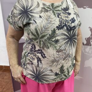 Camiseta flores
