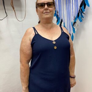 Blusa botones marino