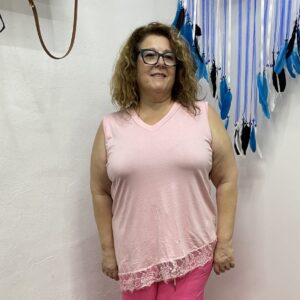 Blusa moda encaje